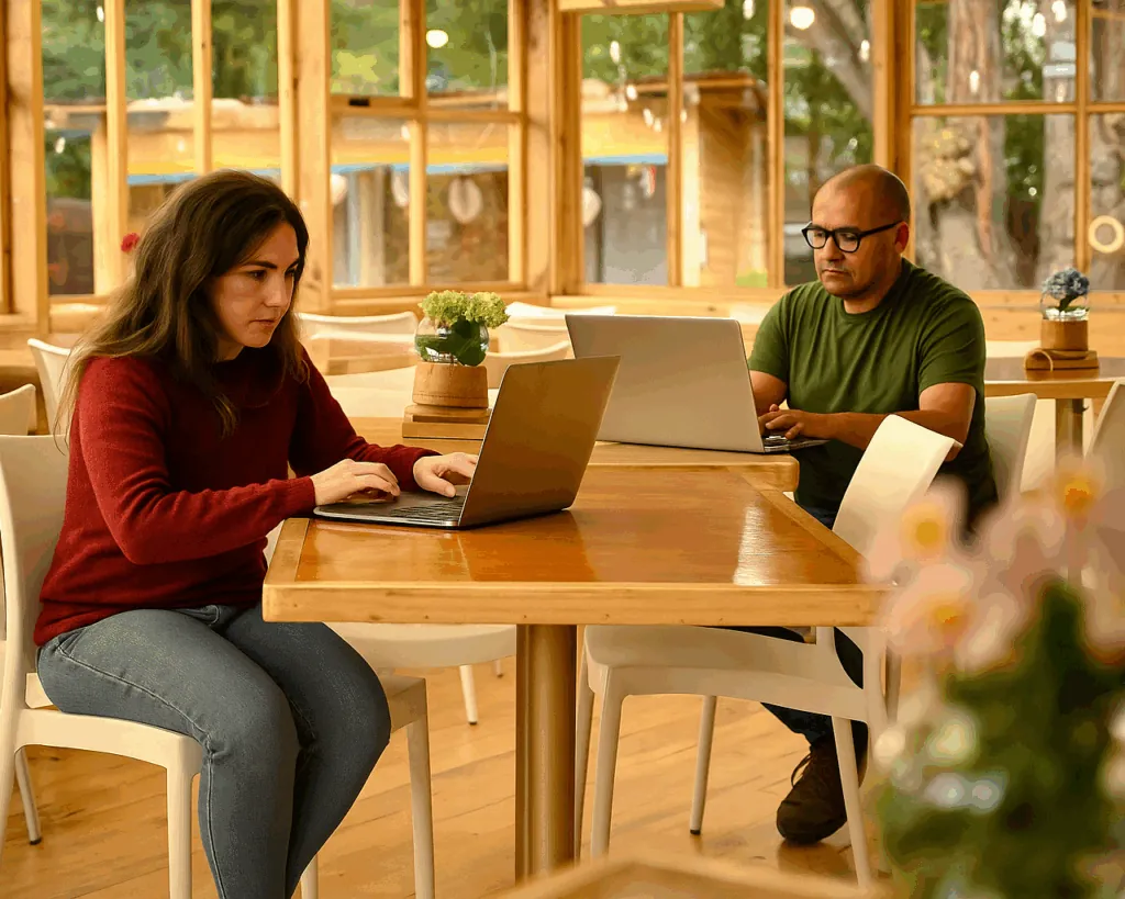 9. A coworking surrounded by nature