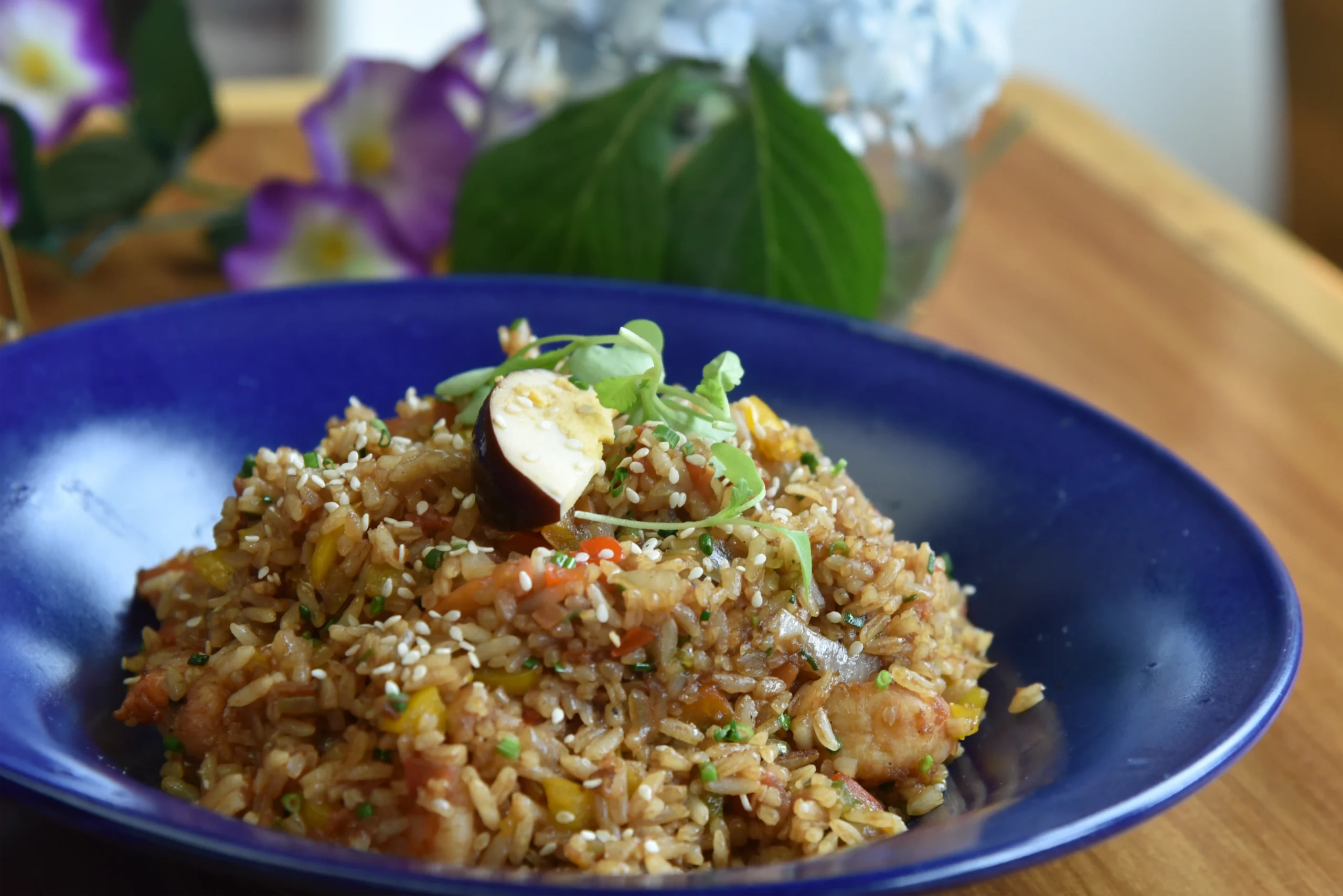 Arroz chaufa Chía en Restaurante 3 Soles, Chía – fusión latinoamericana campestre