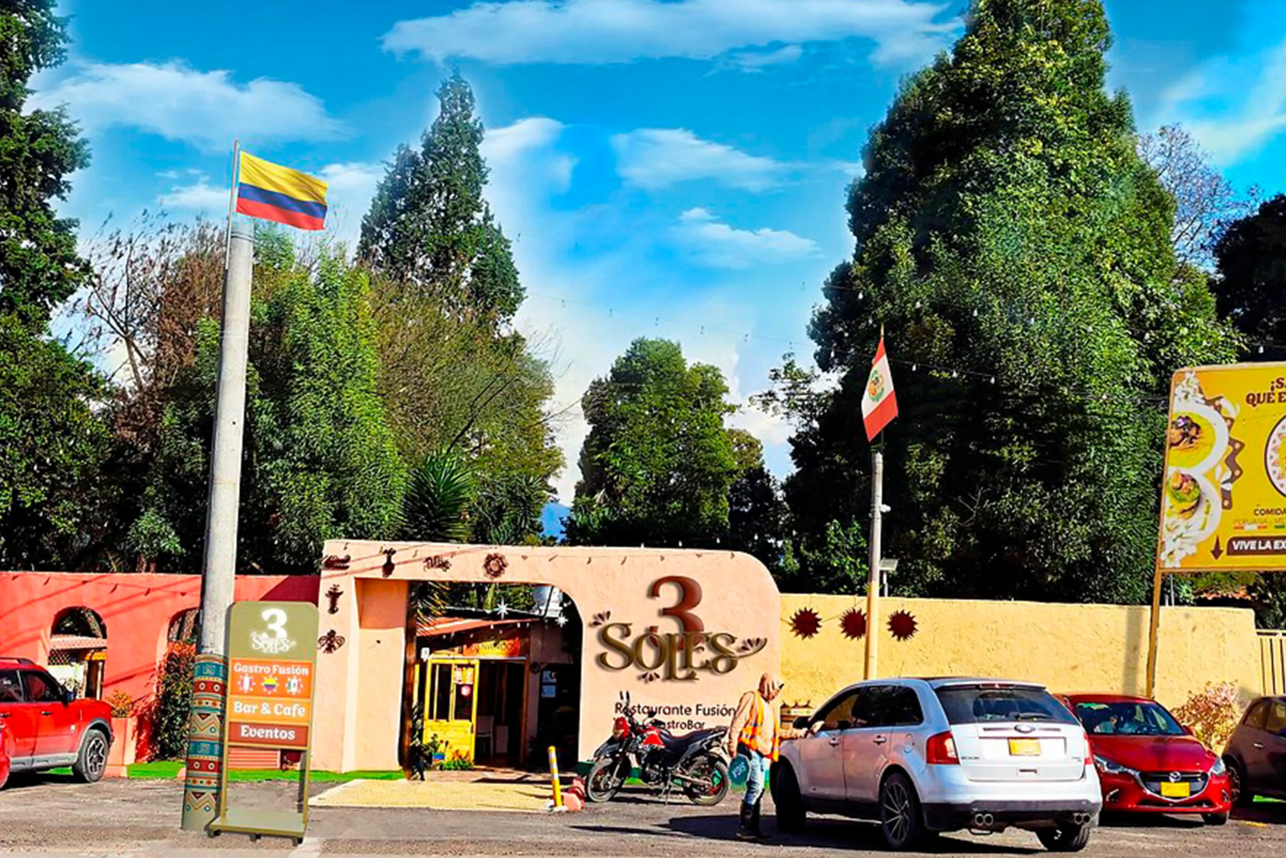 Restaurantes cerca de Bogotá en Restaurante 3 Soles, Chía – fusión latinoamericana campestre